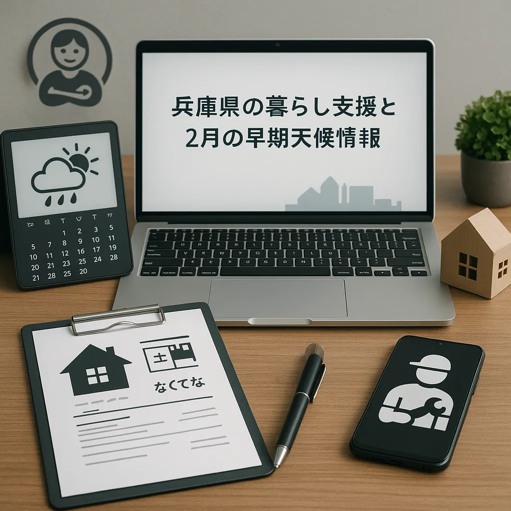 兵庫県の暮らし支援と2月の早期天候情報｜おうち工房たぐち